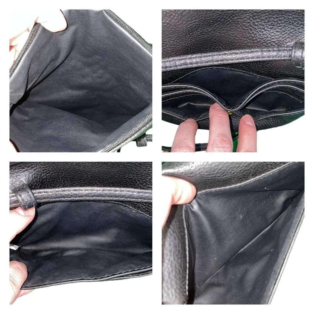 PG Sport Black Faux Leather Crossbody Bag - Picture 8 of 17
